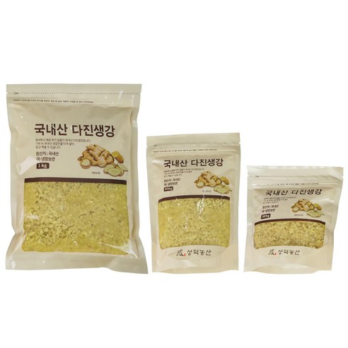 성덕농산 국내산 안동 다진생강 1kg, 1kg, 1개