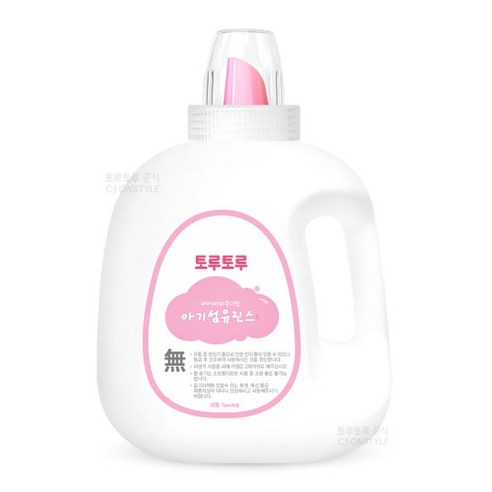 토루토루 베이비파우더향 아기섬유린스 리필 2600ml + 계량컵, 없음, 1개, 2.6L