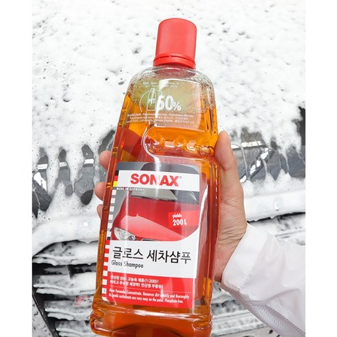 소낙스 글로스 세차샴푸 1L-약산성, 1L, 1개