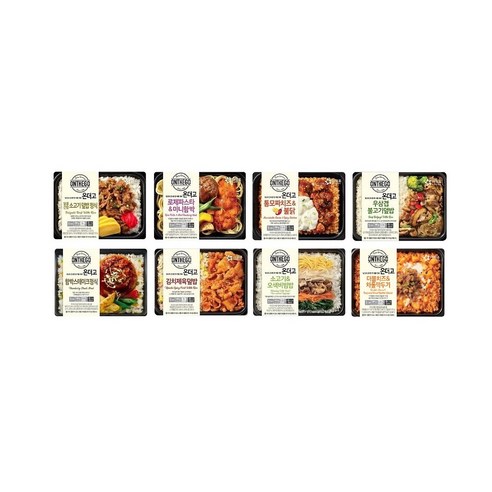 [아워홈]온더고 도시락 8종 골라담기, 통모짜&불닭290g Best Top5
