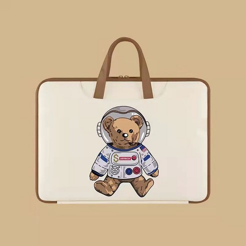 [코스릴]노트복가방 스페이스 베어 노트북 가방, 우주 곰