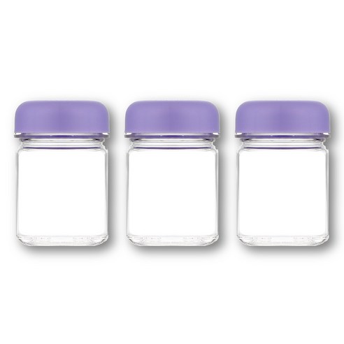 그로우민 국산 미니 트라이탄 무지 물병 마이보틀 3P, 퍼플, 3개, 180ml