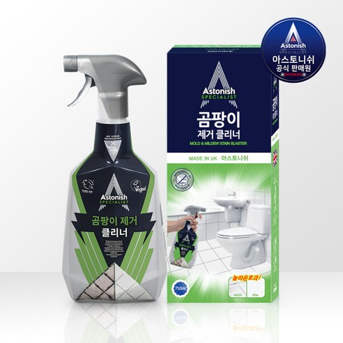 곰팡이 클리너 750ml 아스토니쉬, 1개