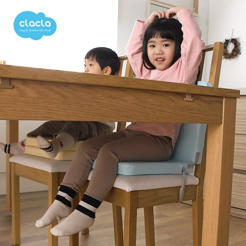 안전하고 편안한 식사 시간, 크라크라 키높이방석으로!