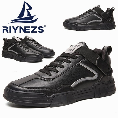 RIYNEZS 남성 캐주얼 스니커즈