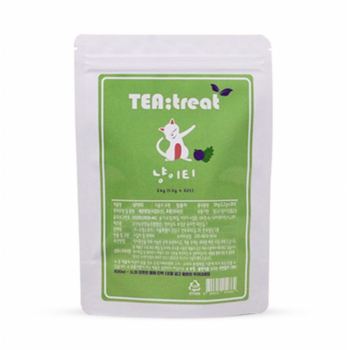 티트리트 냥이티 레몬밤푸른차, 1.2g, 20개