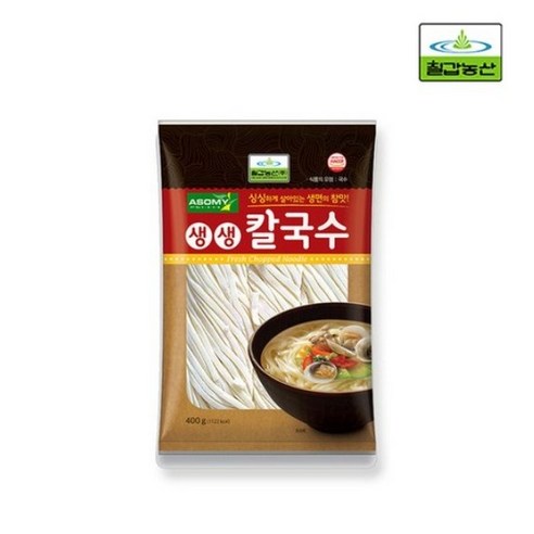 칠갑농산 생생칼국수, 24개, 400g