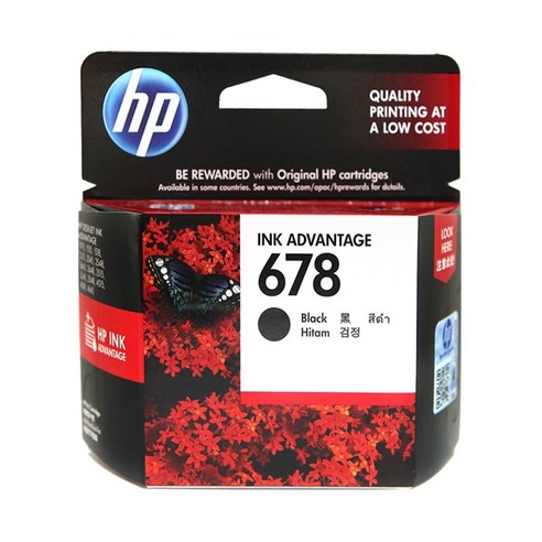 HP 678 정품잉크, 검정(CZ107AA), 1개