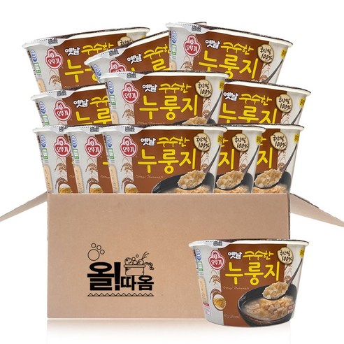 오뚜기 옛날 구수한 누룽지, 60g, 12개