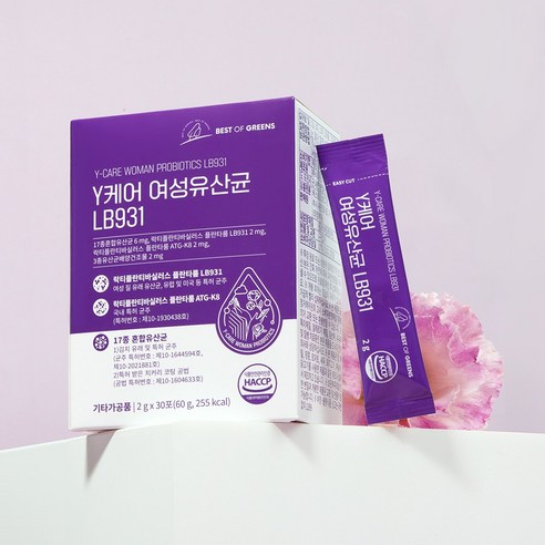 여성의 질 건강 개선을 위한 과학적으로 입증된 유산균