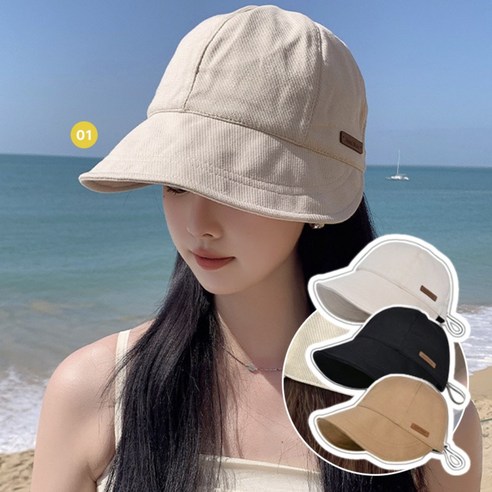 어반드림 여성 햇빛가리개 버킷햇 벙거지 골프모자