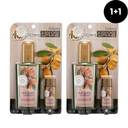 과일나라 컨퓸 아르간 트리트먼트 헤어오일 120ml + 25ml X 2개, 컨퓸 아르간 트리트먼트 오일 120ml+25ml x3