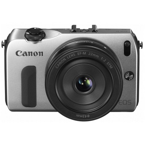 Canon 미러리스 일안 카메라 EOS M 렌즈 키트 EF-M22mm F2 STM 부속 실버