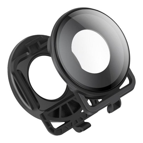 One R 360 Edition용 렌즈 보호기 강화 유리 이중 렌즈, 약 6x5x1cm, 검은 색, 플라스틱