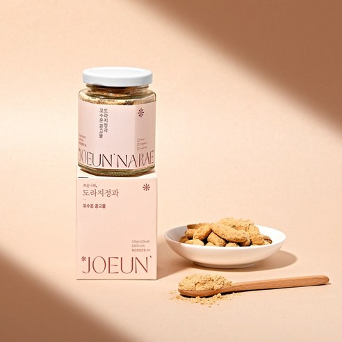 조은나래 콩고물 도라지정과 건강간식 병, 1개, 120g