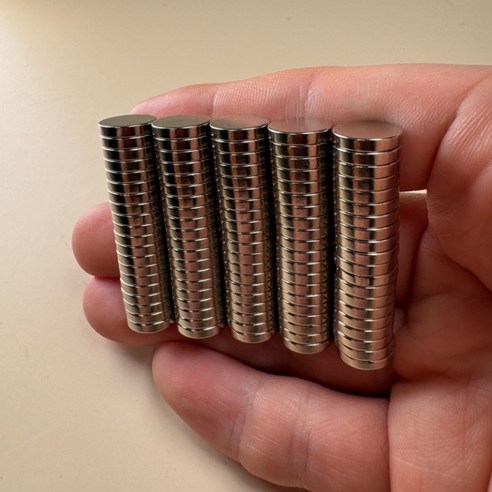D10*2T 네오디움 원형자석 ND 지름 10mm x 두께 2mm [니즈], 100개