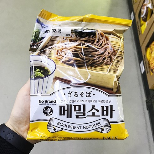 한일식품 노브랜드 메밀소바 211g, 아이스박스포장