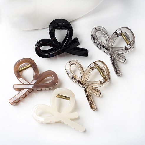 8가지 매력으로 변신하는 사랑스러운 리본 헤어 집게핀