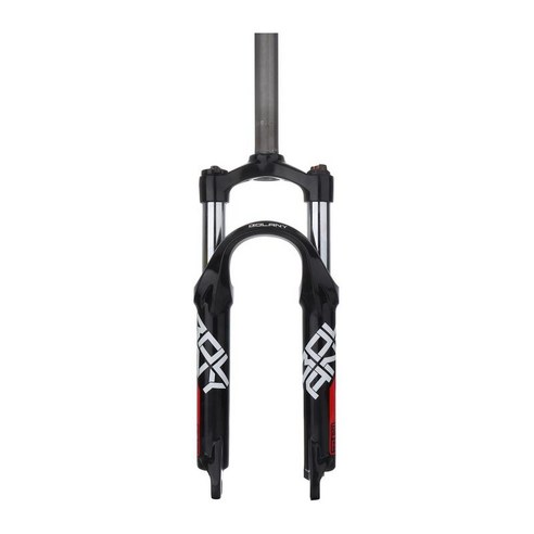 28.6mm 접이식 자전거 앞 포크 잠금/스프링백 조정 앞 포크, 알루미늄 합금, 빨간색