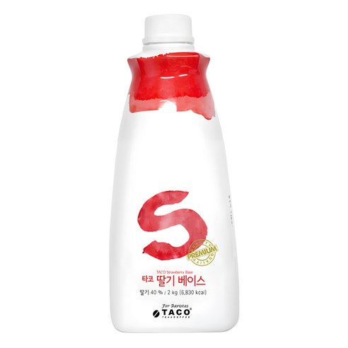 타코 딸기 베이스, 2kg, 1개