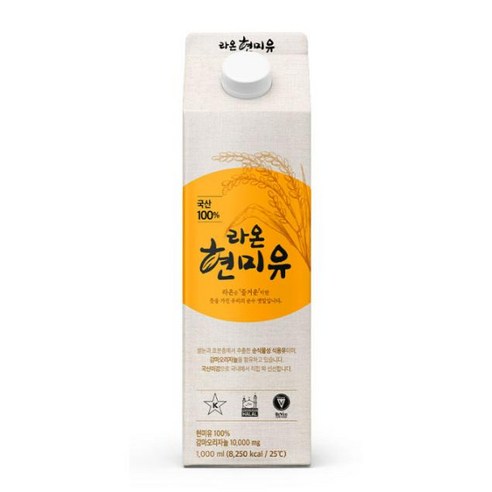 라온 현미유, 5개, 500ml