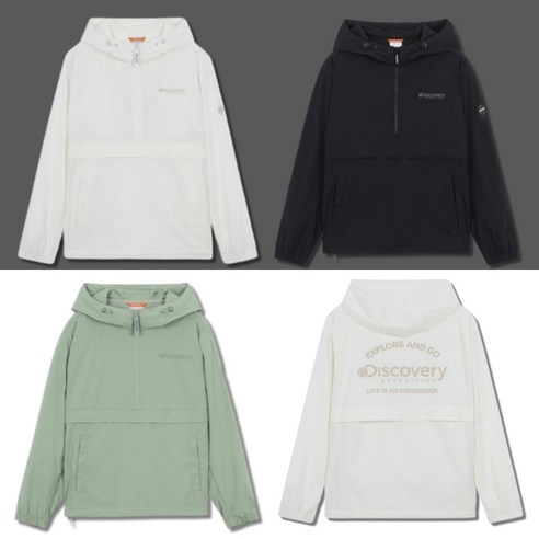 디스커버리 남녀공용 아노락 경량 바람막이 점퍼, 일상의 동반자 디스커버리아노락