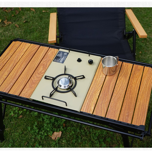 캠핑 경험의 새로운 수준을 열어주는 올인원 캠핑 IGT 테이블 버너 플레이트 세트