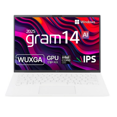 LG전자 2025 그램 14 코어Ultra5 애로우레이크, 에센스화이트, 256GB, 16GB, WIN11 Home, 14Z90T-GA5ck