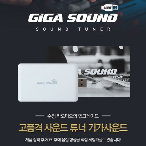 고품격 사운드 차량 오디오 뛰어난 음질향상 USB 연결 간편장착/i30PD i40 뉴SM5 SM6 SM3 SM7 QM3 QM5 QM6 XM3 캡처 조에 포터2 봉고3, 기가사운드 USB