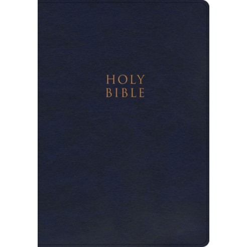 (영문도서) CSB Super Giant Print Reference Bible Navy Leathertouch Indexed Imitation Leather, Holman Bibles, English, 9781087782645