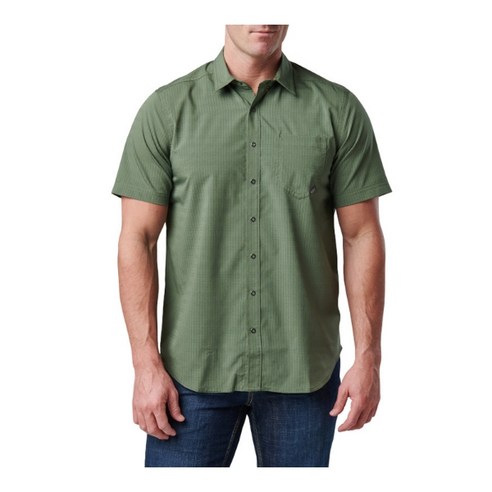 5.11 에어리얼 반팔 셔츠(그린존) - 5.11 Tactical Aerial Short Sleeve Shirt(Greenzone)