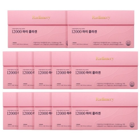 라디메리 12000 하이콜라겐 14개입, 700ml, 12개