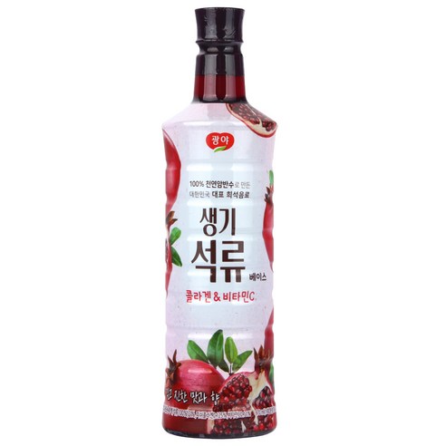 광야식품 생기석류 베이스 970ml, 10개