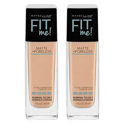 메이블린 핏 미! 매트+ 포어리스 파운데이션 30ml, Cramy Beige, 2개