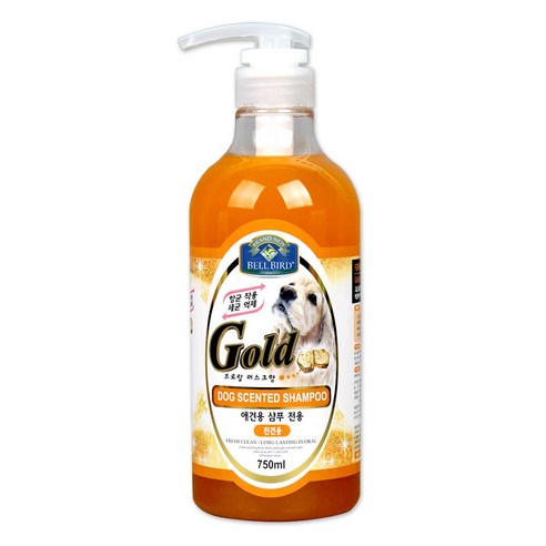 벨버드 골드 반려견 샴푸, 750ml, 1개