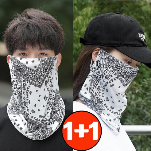 제이온 자외선차단 쿨 스포츠 마스크 2개