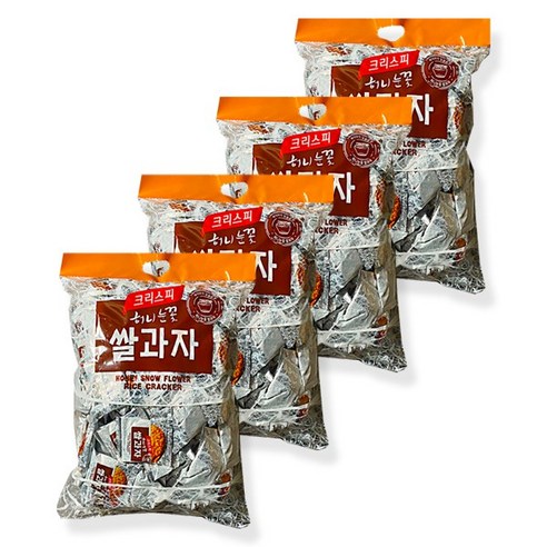 크리스피 허니 눈꽃 쌀과자 box(1kg x 4개), 1kg, 4개