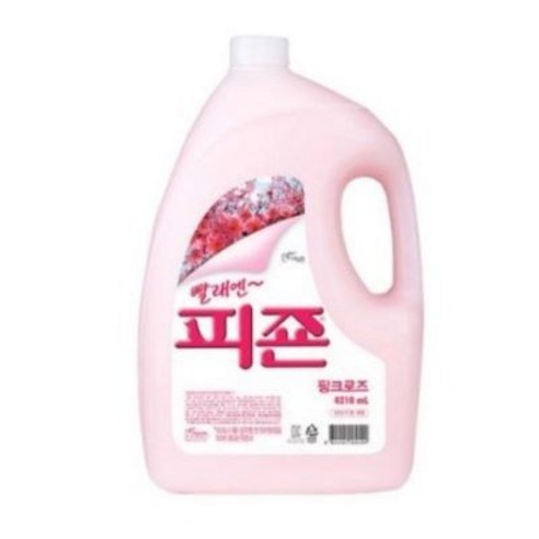 피죤 섬유유연제 핑크로즈 본품, 4210ml, 2개