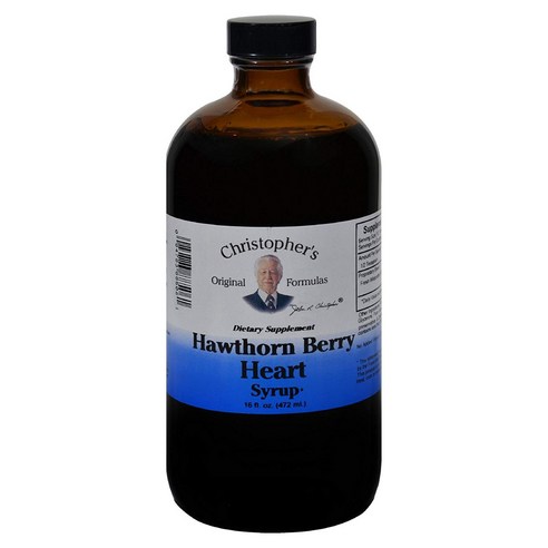 크리스토퍼스오리지널포뮬라스 호손 베리 하트 시럽, 472ml, 1개