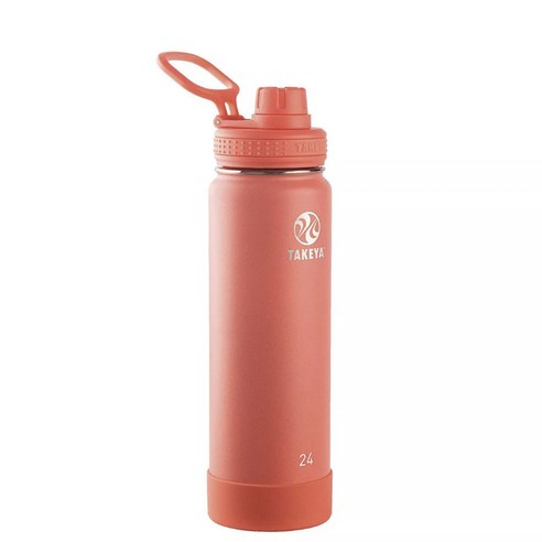 타케야 액티브 더블 월 워터 휴대용보틀, Coral, 709.8ml