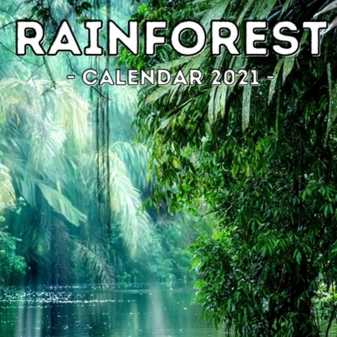 (영문도서) Rainforest Calendar 2021: 16-Month Calendar Cute Gift Idea For Forest Lovers Women & Men Paperback, Independently Published, English, 9798511660813