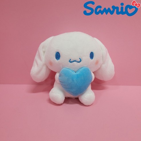 BSC 산리오 캐릭터 하트 인형 13cm 키링 가방고리, 11 시나모롤 하트, 1개