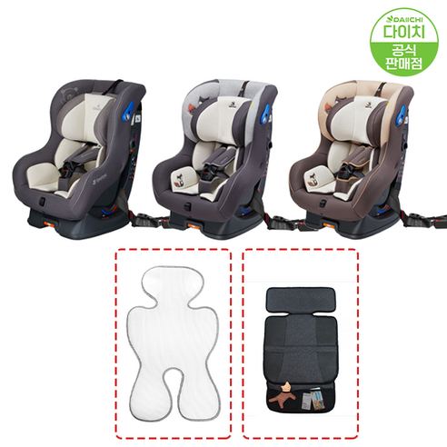 다이치 듀웰 S 신생아 카시트 2종 선물 ISOFIX 오가닉 브라운 그레이 차콜, 선택3 그레이[정품2종사은품]