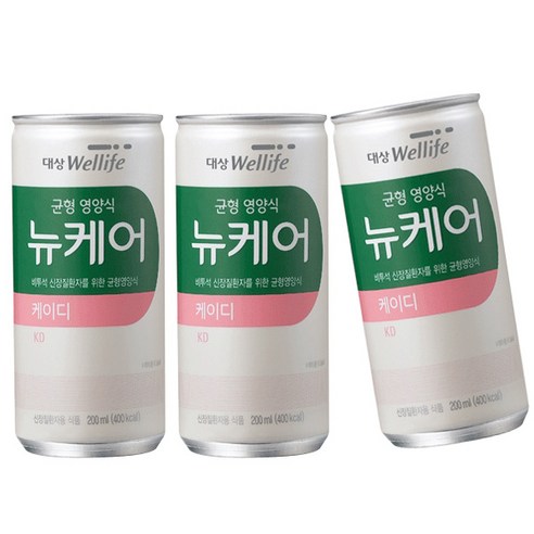 뉴케어 케이디 비투석 신장질환 환자 영양식 200ml, 10팩 세트 헬스케어