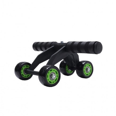 홈트 4휠 4베어링 휠슬라이드 복근운동기구 AB슬라이드 홈트레이닝 전신운동 코어운동 복근운동 간편운동, 그린