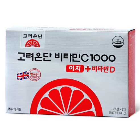 고려은단 비타민C1000 이지 + 비타민D, 1박스, 3개
