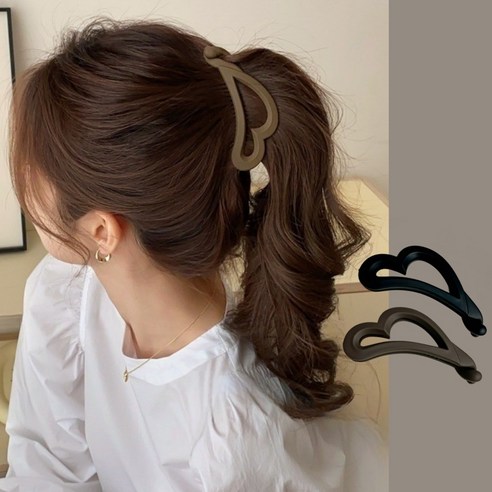 사랑스러움 한 스푼, 실용성 한 스쿱: 소담 하트 바나나핀 2개 세트 리뷰 바나나집게핀