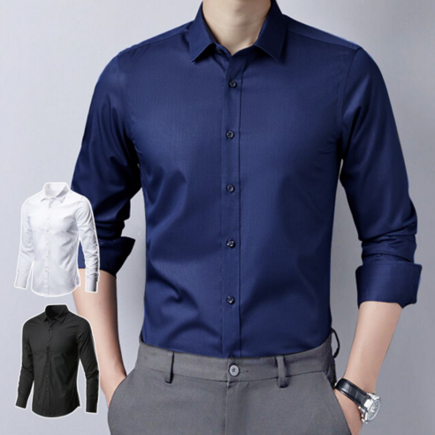 남자 슬림핏 와이셔츠 정장 긴팔 남방 드레스셔츠 jmemall*8821527ZX
