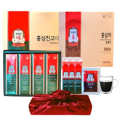 정관장 6년근 홍삼정 에브리타임 홍삼진고 스틱 홍삼차 500g 가정의달 추석 명절 부모님 여행 골프 선물세트 1개, 1세트