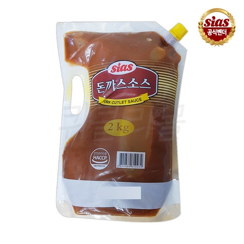 (주)시아스 푸드젠마켓 돈까스소스 파우치 2kg, 2개